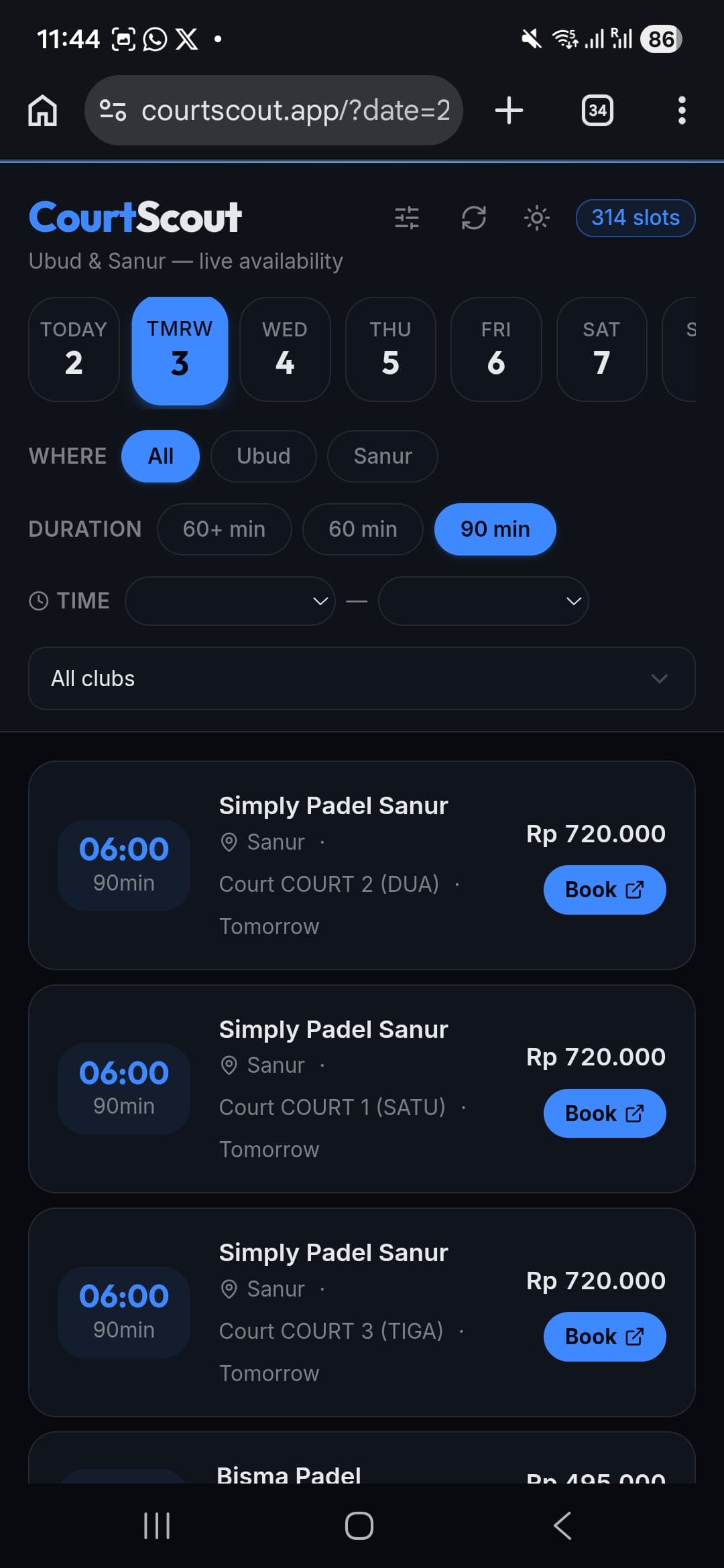 Version 3 — CourtScout rebrand, dark mode